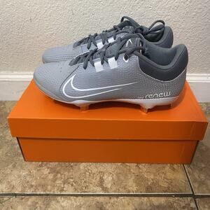 Nike Womens Hyperdiamond 4 Pro Softball Cleats Metal Spikes Size 9 Grey